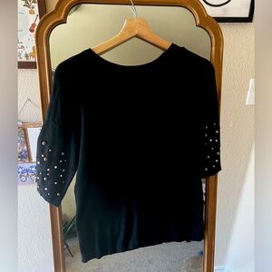 Cotton Pearl Sweater